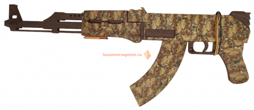 Автомат "АК-47 резинкострел" короткий в ассортименте во АКЕ-ДОВУРАКЕ